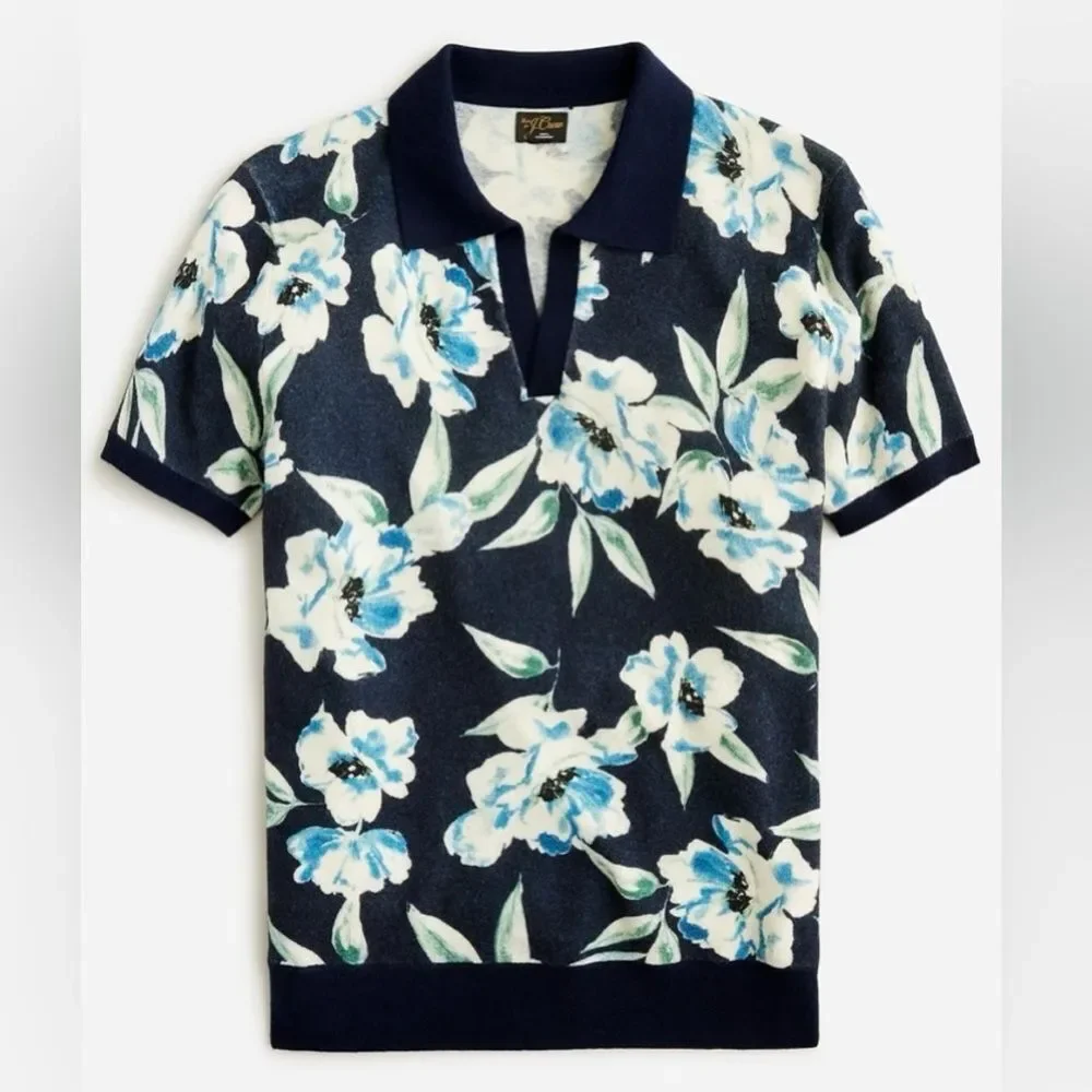 ❤️NWT Summer 100% Cashmere J. Crew Polo | L
